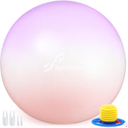 Sportneer Extra Thick Exercise Ball - 25.6''Yoga Ball with Quick Pump - Anti-Burst and Slip Resistant Fitness Ball Chair for Pregnancy and Physical Therapy