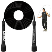 Speed Jump Rope by Dayan Kolev, 5mm PVC Skipping Rope, Great for Beginners and Advanced Athlets, Designed for Fitness, Cardio, Boxing & CrossFit, Adjustable length with Unbreakable Handles