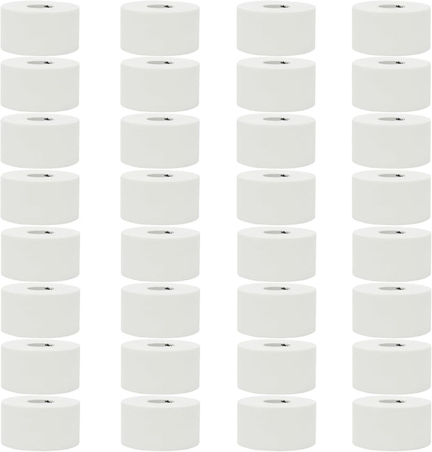 OK TAPE Athletic Sports Tape（32-Rolls - 45ft Per Roll Very Strong Tape for Athlete & Sport Trainers & First Aid Injury Wrap, Perfect for Fingers Ankles Wrist on Bat, Hockey Stick - White