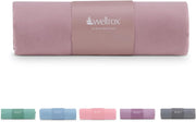 Microfiber Yoga Hand Towel – Super Soft, Quick-Dry, Non Slip Yoga Towel for Hot Pilates, Gym & Workouts (26.5" x 16", Rose)