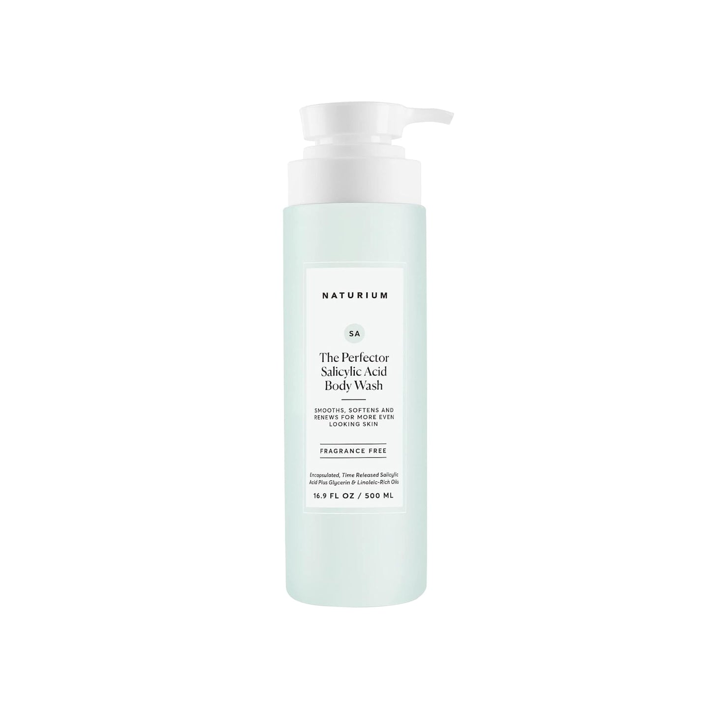 Naturium The Energizer Body Wash, Cooling & Refreshing Formula with Mandelic Acid, Deeply Cleanses & Neutralizes Body Odor, 16.9 oz