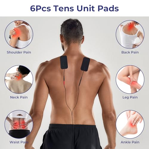 NURSAL TENS EMS Foot Massager for Neuropathy, Foot Nerve Muscle Stimulator Pro, Circulation and Body Pain Relief with TENS Unit Muscle Stimulator Pads, Electric Feet Legs Blood Circulation Machine