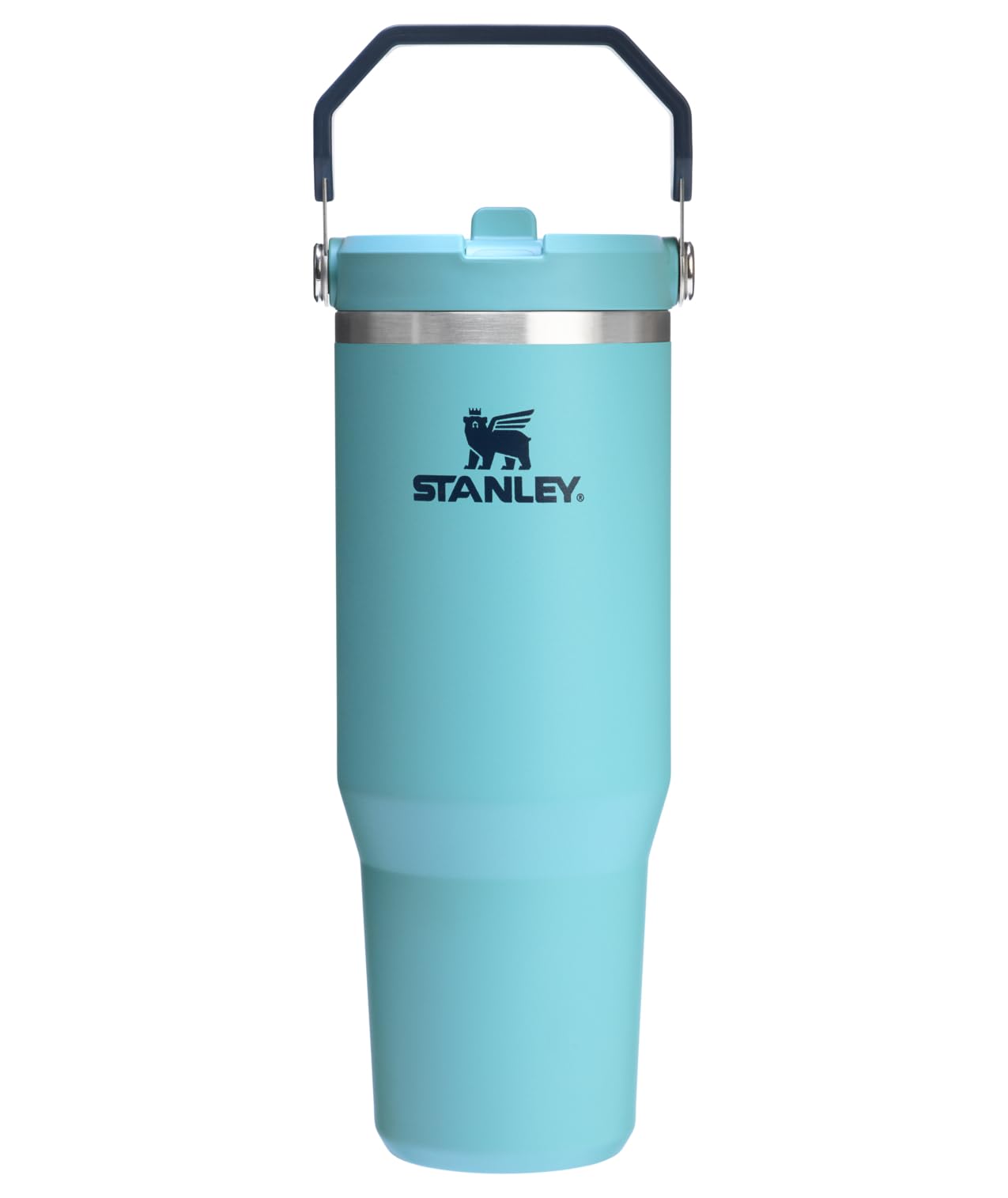 Stanley IceFlow 2.0 Flip Straw Tumbler with Handle 30 oz | Twist On Lid and Flip Up Straw | Leakproof Water Bottle | Insulated Stainless Steel | BPA-Free | Prickly Pear
