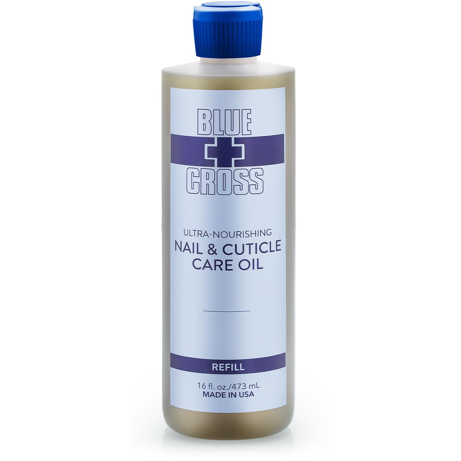 Blue Cross Nail & Cuticle Care Oil, Mineral Oil Free, Hydrating, Moisturizing, All Natural Professional Nail + Cuticle Care, Lemongrass/Lavender Scented Essential Oils, Made in USA, 1 floz/30mL