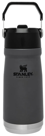 Stanley IceFlow Flip Straw Water Bottle 22 oz | Built-In Straw for Travel and Sports | Lightweight and Leak Resistant | Insulated Stainless Steel | BPA-Free | Polar