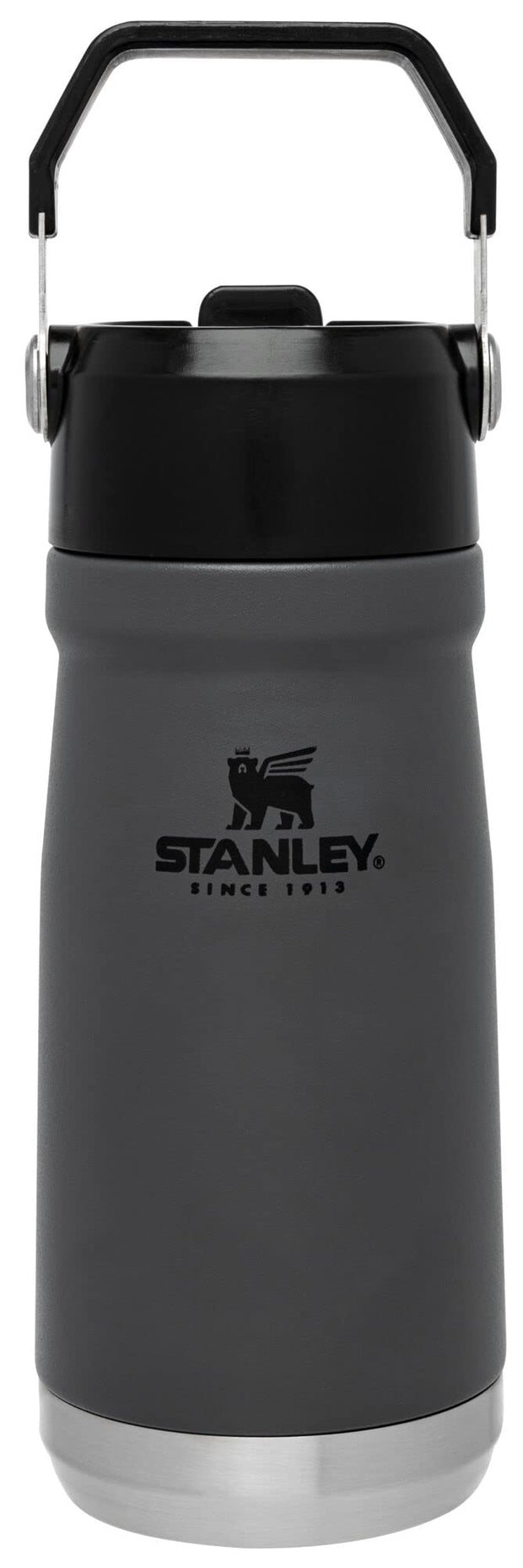 Stanley IceFlow Flip Straw Water Bottle 22 oz | Built-In Straw for Travel and Sports | Lightweight and Leak Resistant | Insulated Stainless Steel | BPA-Free | Polar