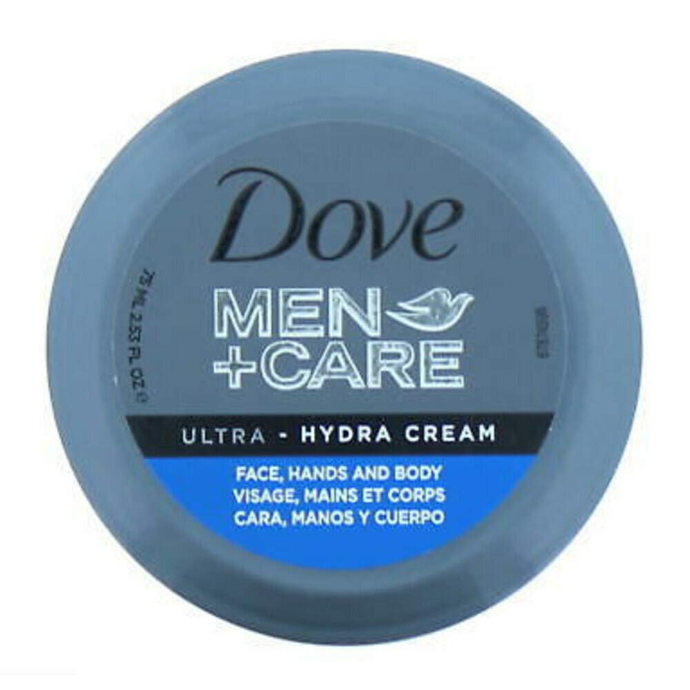 Dove Men+Care Ultra Hydra Cream, Face, Hands and Body care, All Skin Types, 5.07 Oz