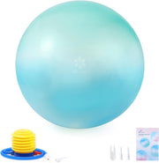 Sportneer Extra Thick Exercise Ball - 25.6''Yoga Ball with Quick Pump - Anti-Burst and Slip Resistant Fitness Ball Chair for Pregnancy and Physical Therapy