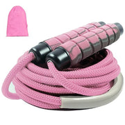 Weighted Jump Rope Nylon Adjustable - Tangle-Free Jump Rope for Women, Men, Kids, and Adults with Foam Handle, Rapid Speed with Ball Bearings, 360° Rotation Jumprope for Fitness, Training and Exercise