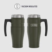 THERMOS Stainless King Vacuum-Insulated Travel Mug, 16 Ounce, Matte Stainless Steel