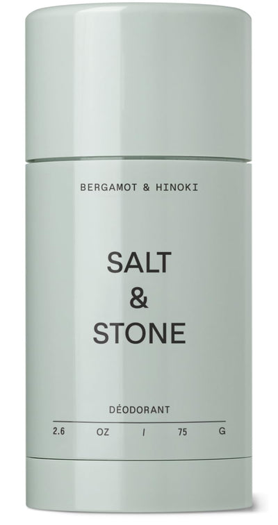 SALT & STONE Aluminum Free Deodorant | Extra Strength 48 Hour Protection for Women & Men | Made with Seaweed Extracts, Shea Butter & Prebiotics (Bergamot & Hinoki)