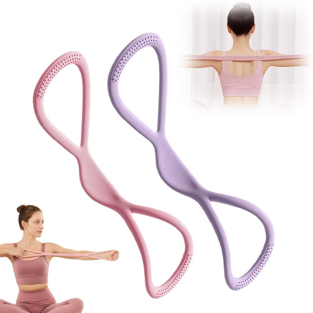 Resistance Bands,2025 New Figure 8 Resistance Bands with Handles for Women Men,Exercise Bands for Working Out,Arm,Back,Fullbody Yoga Pulling Rope,Elastic Stretch Bands