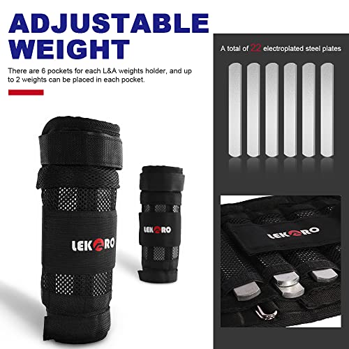 Wrist Arm Weights, Adjustable Wrist Weights, Removable Wrist Ankle Weights for Men Women, for Fitness, Walking, Jogging, Workout, Running, 1Pair 2 Pack