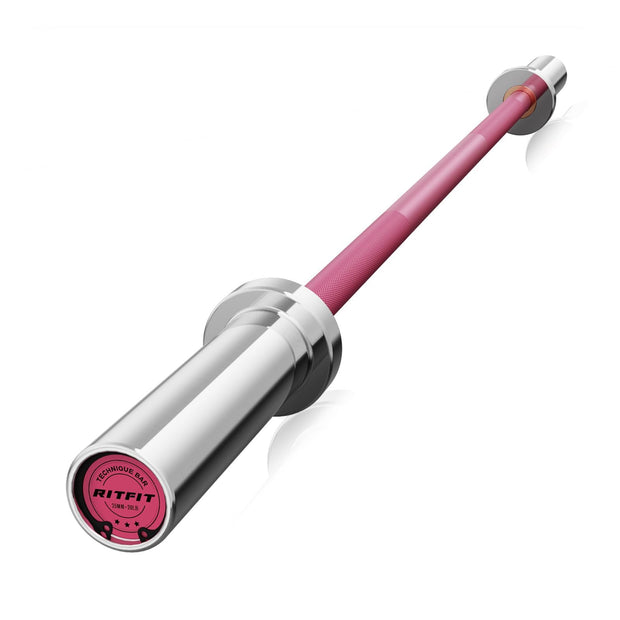 RITFIT Olympic Barbell 4ft/4.8ft/6ft - 2 Inch Weight Bar for Strength Training, Weightlifting, Squat, Deadlift, Bench Press, Curl, Overhead Press - 350lbs/500lbs Capacity