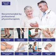 NURSAL TENS EMS Foot Massager for Neuropathy, Foot Nerve Muscle Stimulator Pro, Circulation and Body Pain Relief with TENS Unit Muscle Stimulator Pads, Electric Feet Legs Blood Circulation Machine