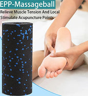 Mini Foam Roller - Muscle Massage Rollers for Trigger Point Therapy, Myofascial Release, Deep Tissue Fitness Massage & Relax Tight Muscles, Peanut Ball