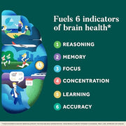 NEURIVA Plus Brain Supplement for Memory and Focus Clinically Tested Nootropics for Concentration for Mental Clarity, Cognitive Enhancement Vitamins B6, B12, Phosphatidylserine 30 Capsules