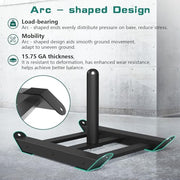 Moricher Weight Sled with Harness, Heavy Duty Fitness Strength Training Sled Workout Sled for Athletic Exercise and Speed, Suitable for 1" and 2" Weight Plates