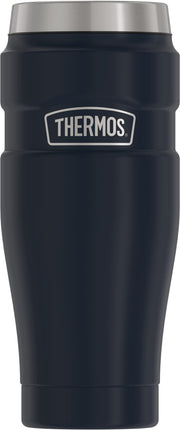 THERMOS Stainless King Vacuum-Insulated Travel Tumbler, 16 Ounce, Matte Steel