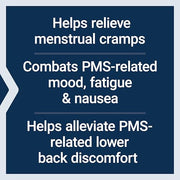 Life Extension Daily PMS Relief, Menstrual Comfort Supplement, PMS-Related Cramps, Lower Back discomfort, Mood, Ginger, Magnesium, B6, Gluten-Free, Non-GMO, 60 Capsules