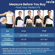 REVIX Arm Ice Pack Wrap for Pitchers – Shoulder and Elbow Ice Pack Reusable Cold Therapy Wrap for Baseball Pitcher Arm Recovery, Adjustable Compression Sleeve for Post-Workout Muscle Relief