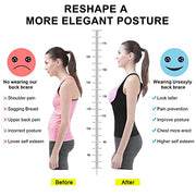 URSEXYLY Back Brace For Women Waist Trainer Vest Back Straightener Adjustable Posture Corrector Spinal Neck Shoulder Support