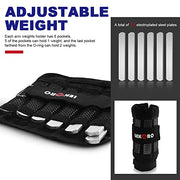 Wrist Arm Weights, Adjustable Wrist Weights, Removable Wrist Ankle Weights for Men Women, for Fitness, Walking, Jogging, Workout, Running, 1Pair 2 Pack