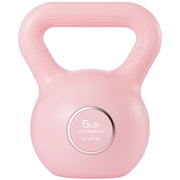 KHTO Kettlebells Fitness Exercise-Pink Strength Training Kettlebell Sets,Dumbbell Weights for Home Gym Equipment