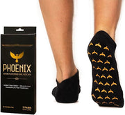 Moisturizing Gel Socks for Men - Extra Large - 2 Pairs - with Shea Butter - Paraben Free - Reuseable Moisturizing Socks - Phoenix Foot Peel™