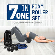 Yes4All High-Density EPP Round Back Roller Foam, Exercise Foam Roller for Yoga, Pilates & Stretching - 12, 18, 24, 36 inch