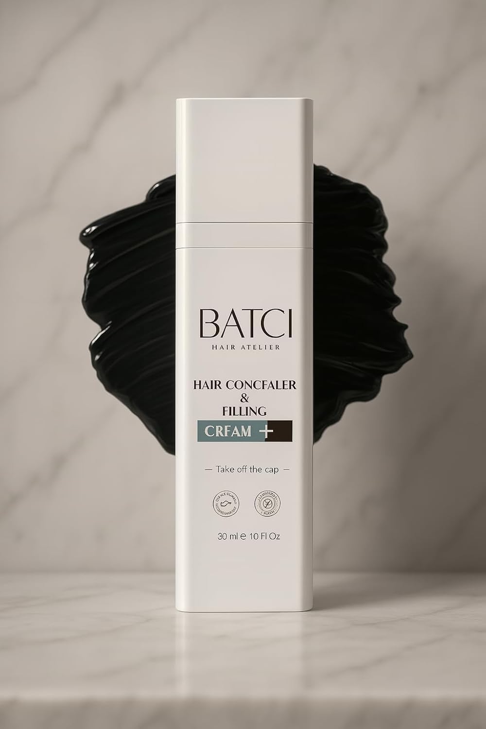 Batcı Hair Concealer & Filling Cream for Bald Spots & Thinning Hair – Waterproof, Sweat-Proof Scalp Coverage – Natural Root Touch-Up Cream for Men & Women – 30ml