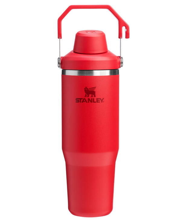 Stanley IceFlow 2.0 Fast Flow Tumbler with Handle 40 oz | Twist On Angled Spout Lid | Leakproof Water Bottle | Insulated Stainless Steel | BPA-Free | Rose Quartz
