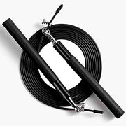 Speed Jump Rope - 360° Swivel Ball Bearing - Adjustable steel coated rope-Aluminum Anti Skipping Handle -Fitness Training Boxing Sports Exercises -Suitable for Kids and Adults