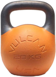 Vulcan Competition Kettlebell – Ergonomic Steel Design with 35mm Wide Grip Handle | Ideal for Strength Training and Workouts | Suitable for All Hand Sizes
