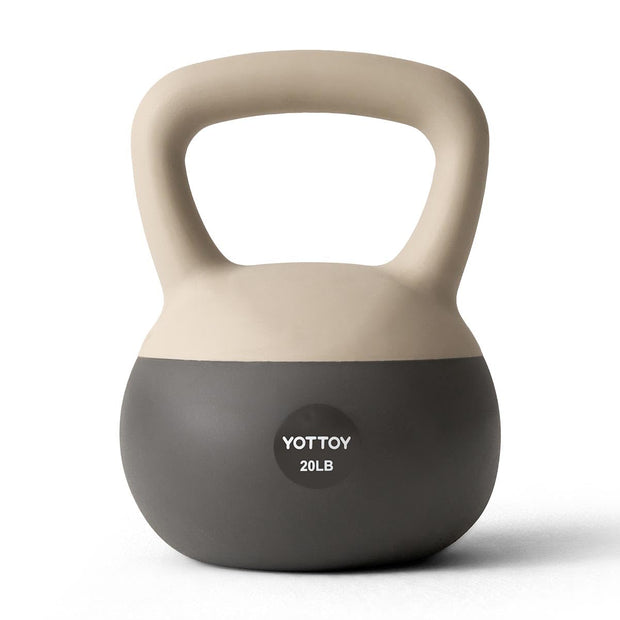 YOTTOY Soft Kettlebell, Set for Strength Training Kettlebells & Home Workouts, Soft-Sided Cushioned Base, Wide-Handle - Ideal for Men, Women, & Beginners