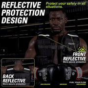 Weighted Vest Men 22lb/35lb Adjustable Weights with Ironsand for Walking Strength Training Running Workout