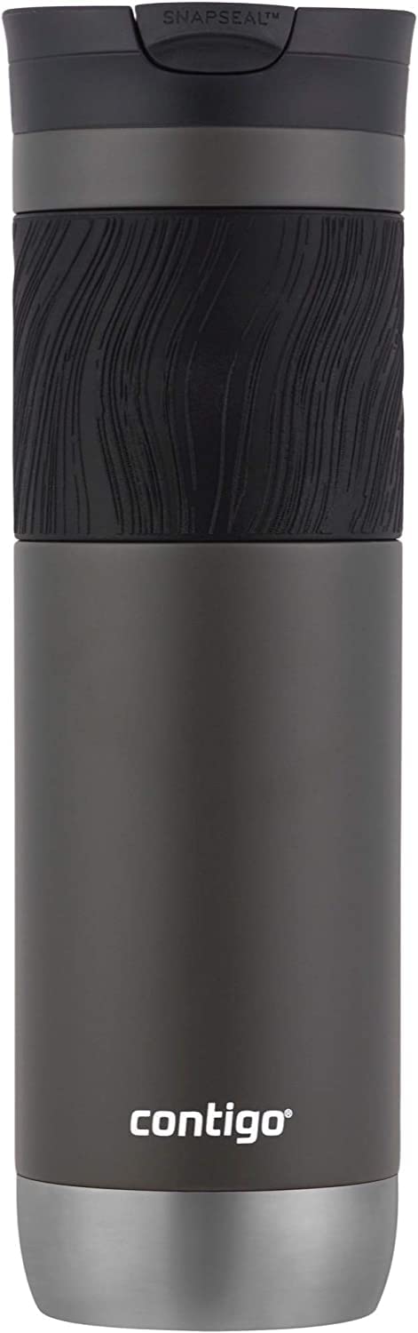 Contigo Byron Vacuum-Insulated Stainless Steel Travel Mug, 20oz - Leak-Proof Lid, BPA-Free, Blue Corn - Perfect Reusable Cup for Coffee or Water; hot and cold beverage holder