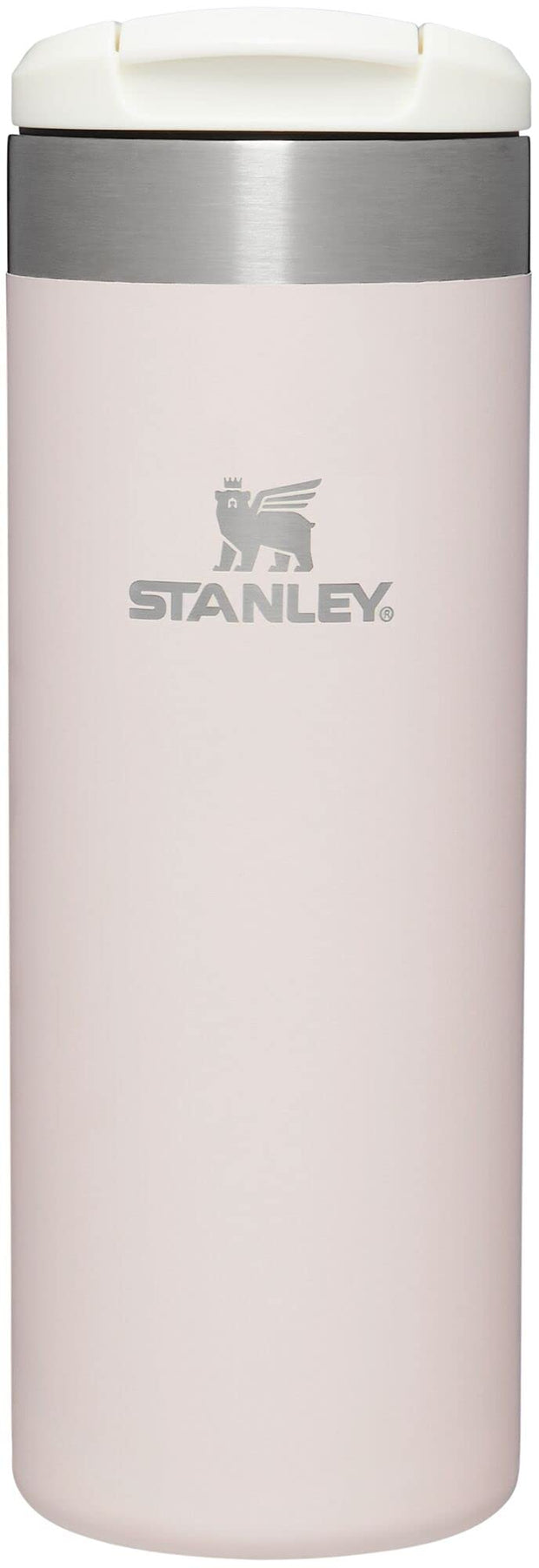 Stanley AeroLight Transit Bottle 20 oz | Locking Drink Through Lid | Leak Resistant Water Bottle or Coffee Travel Mug | Lightweight Insulated Stainless Steel | BPA-Free | Rose Quartz