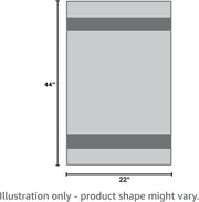 Utopia Towels 6 Pack Small Bath Towel Set, 22 by 44 Inches, 500 GSM 100% Ring Spun Cotton, Lightweight and Highly Absorbent Quick Drying Premium Towels for Hotel, Spa and Bathroom, White