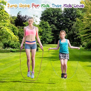Jump Rope For Kids,Jump Rope Kids,Adjustable Soft Skipping Rope,Toddler Jump Rope With Skin-Friendly Foam Handles For Kids, Boys,Girls,Women, Men,Exercise Activity,Outdoor Fitness