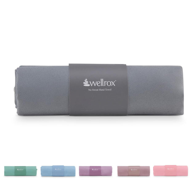 Microfiber Yoga Hand Towel – Super Soft, Quick-Dry, Non Slip Yoga Towel for Hot Pilates, Gym & Workouts (26.5" x 16", Rose)