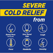 Theraflu Daytime Severe Cold Relief Powder, Honey Lemon Flavor, 6 Count