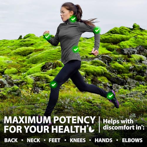 (2 Pack) Natural Hemp Cream - Maximum Strength Gel Rub to Soothe Discomfort - Cream with Hemp Oil, Arnica, MSM, Glucosamine, MSM, Aloe, Turmeric, Boswellia - Fast Absorption, Non-Greasy - 4 oz Total