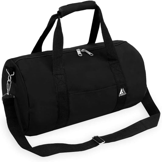 Everest 16-inch Round Duffel, Black, One Size