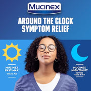 Mucinex Maximum Strength Fast-Max Cold & Flu and Nightshift, All-in-One Multi Symptom Relief Liquid, 6 Fl Oz - 2 Count (Pack of 1)