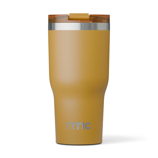 RTIC 30oz Essential Tumbler with Lid, Insulated, Stainless Steel, Metal, Double Wall Vacuum-Insulation, Ceramic Lined, Travel Cup for Iced Coffee, Tea, Hot and Cold Drink, Graphite