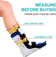 Waterproof Leg Cast Cover for Showering, Reusable Shower Sleeve for Lower Leg After Surgery, Watertight Non-Slip Adult Fracture Protector Bag, Water Proof Medical Covers for Calf/Ankle/Wound/Bandages