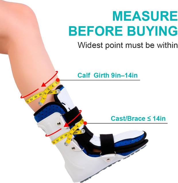 Waterproof Leg Cast Cover for Showering, Reusable Shower Sleeve for Lower Leg After Surgery, Watertight Non-Slip Adult Fracture Protector Bag, Water Proof Medical Covers for Calf/Ankle/Wound/Bandages