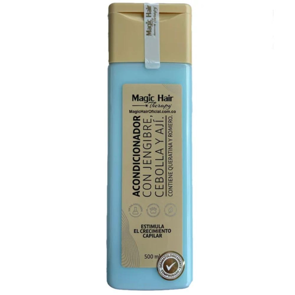 Magic Hair KIT (2 PACK) Shampoo de Cebolla con Aji y Acondicionador de Jengibre y Aji
