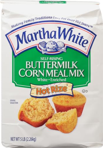 Martha White Buttermilk White Corn Meal Mix, 5 Lb